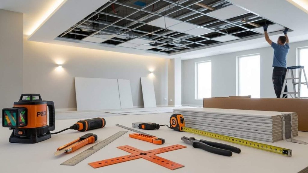 ceny na ustanovku podvesnogo potolka 1