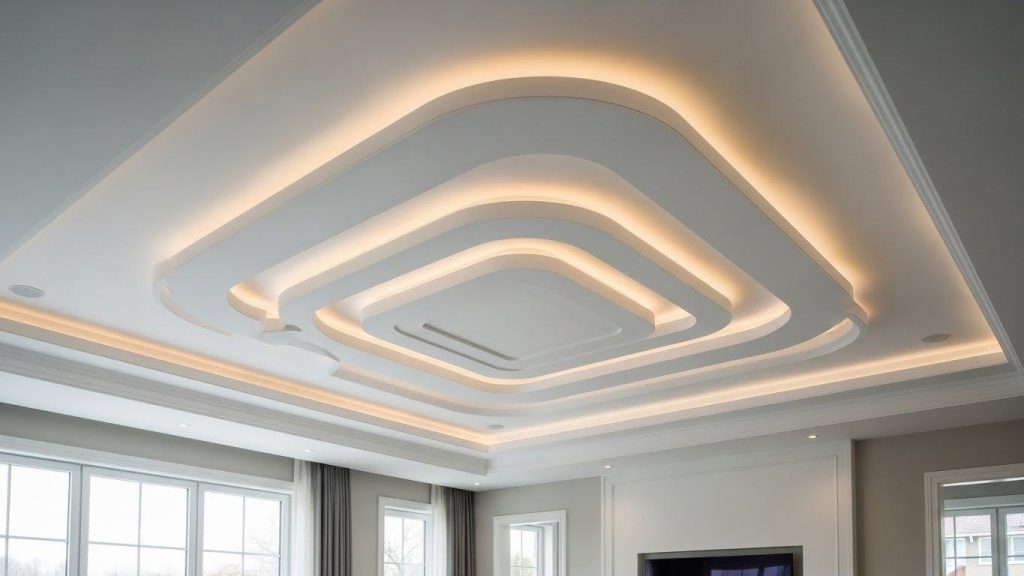 dizayn gipsokartonnyh potolkov 1