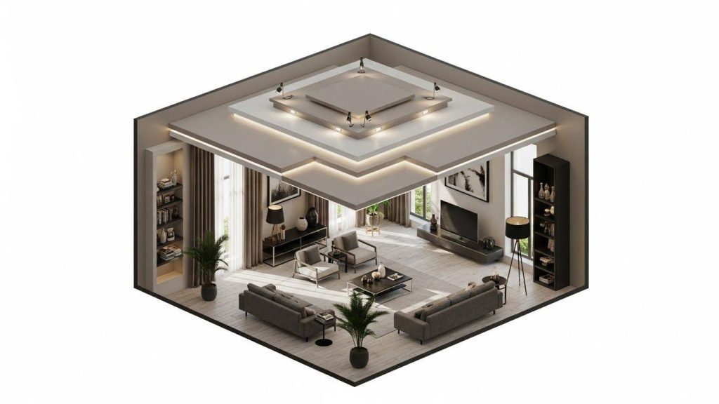 dizayn potolka v kvartire 2