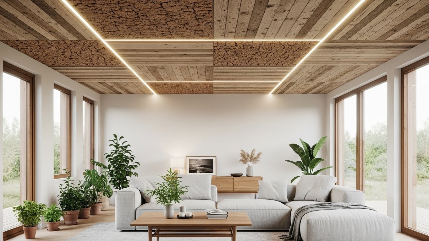 ekologichnye potolochnye pokrytiya vybor dlya zdorovogo inter era