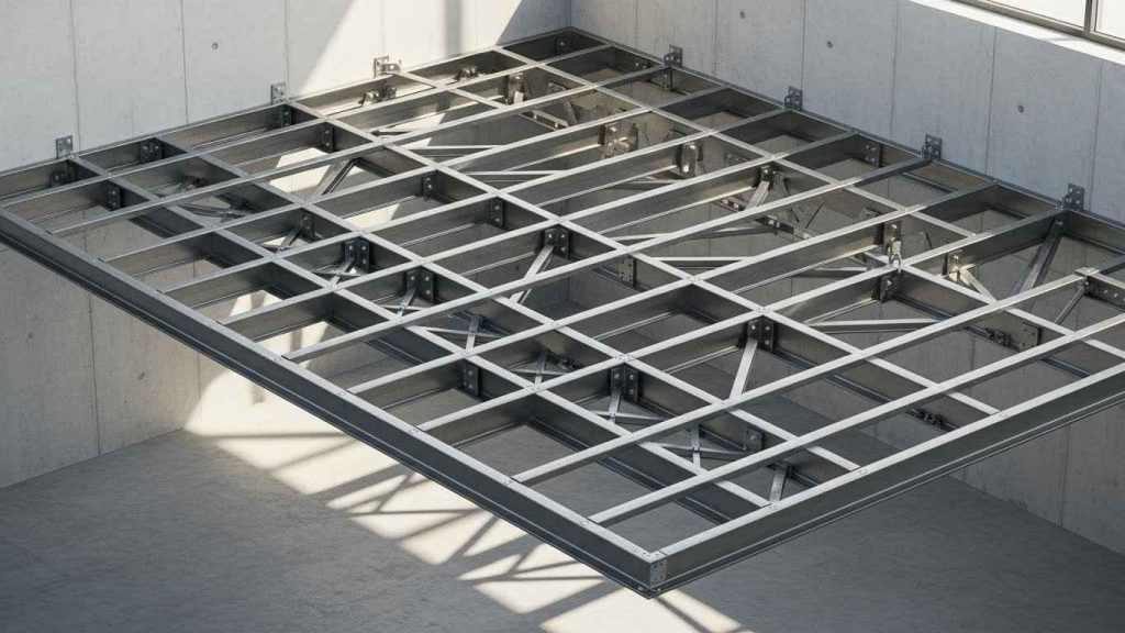 metallicheskiy karkas potolka 2