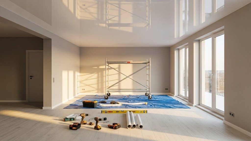 montazh potolkov v kvartire 1