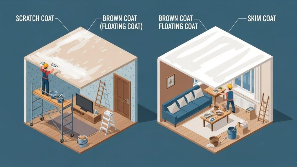 shtukaturka potolka v kvartire 2