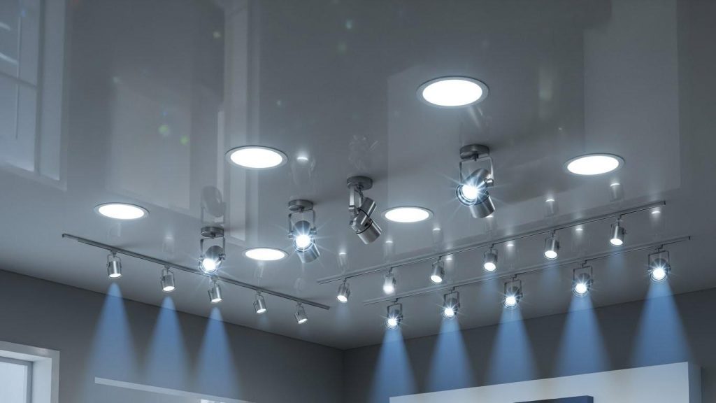 vidy tochechnyh svetilnikov dlya potolka 2