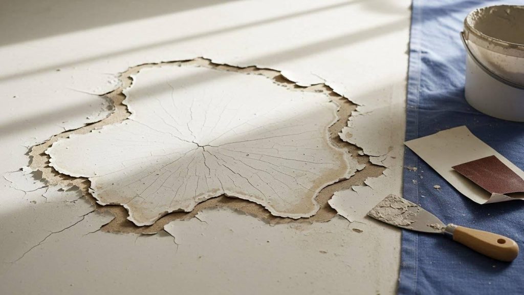 vosstanovlenie potolka posle povrezhdeniy 1